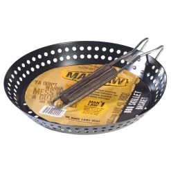 BBQ Non-Stick Skillet Basket -BBQ Shop bbq non stick skillet basket 389897