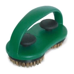 Big Green Egg 'Palmyra Bristle Dual Brush Grid Scrubber'