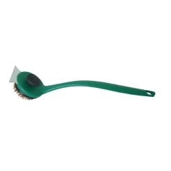 Big Green Egg 'Palmyra Bristle Long-Handle Grid Scrubber'