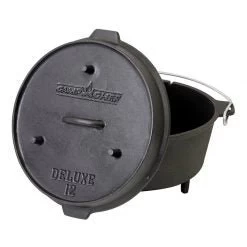 Camp Chef - Cast Iron Deluxe Dutch Oven 12″ (9 Quart)