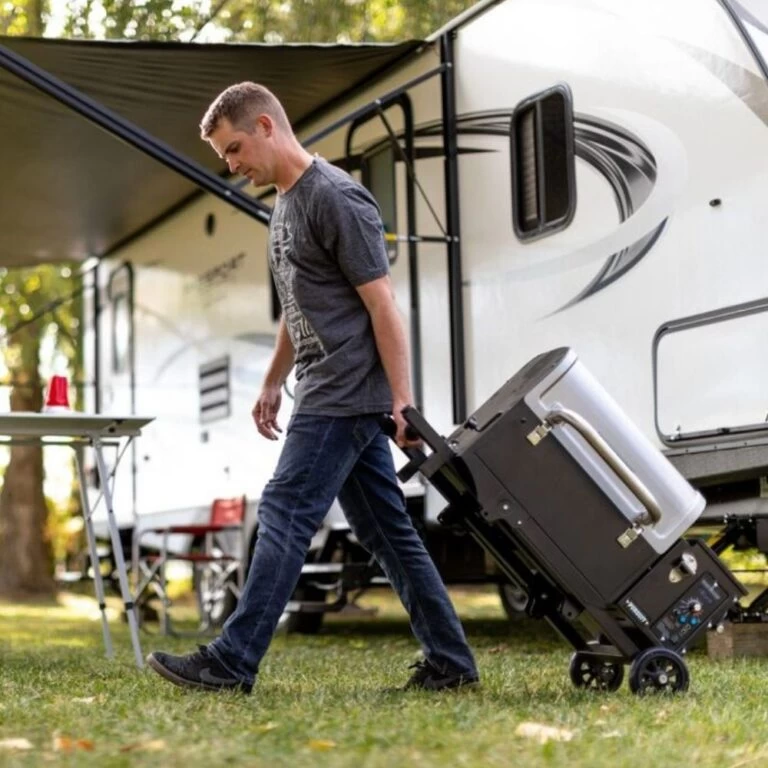 Camp Chef Pursuit 20 Portable Pellet Grill <br> 1 Unit Left For In Store Purchase Only Until New Stock Arrives Soon 5 Camp Chef Pursuit 20 Portable Pellet Grill <br> 1 Unit Left For In Store Purchase Only Until New Stock Arrives Soon - Image 4