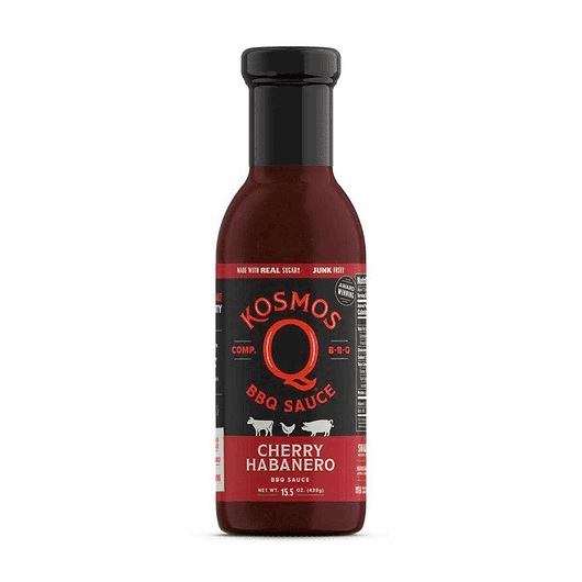 Kosmos Q 'Cherry Habernero' BBQ Sauce 15.5oz 3 Kosmos Q 'Cherry Habernero' BBQ Sauce 15.5oz