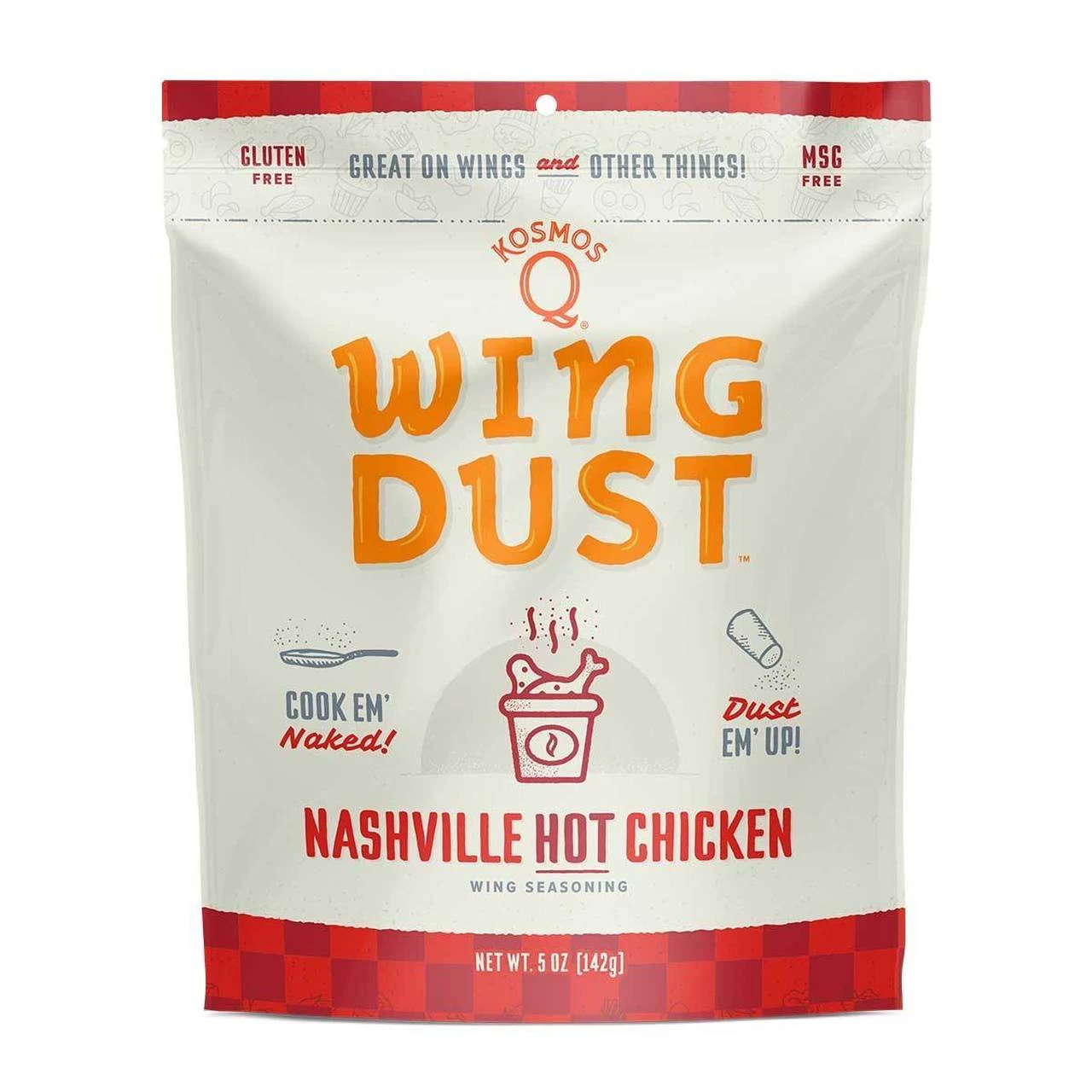 Kosmos Q 'Nashville Hot' Wing Dust 5oz 3 Kosmos Q 'Nashville Hot' Wing Dust 5oz