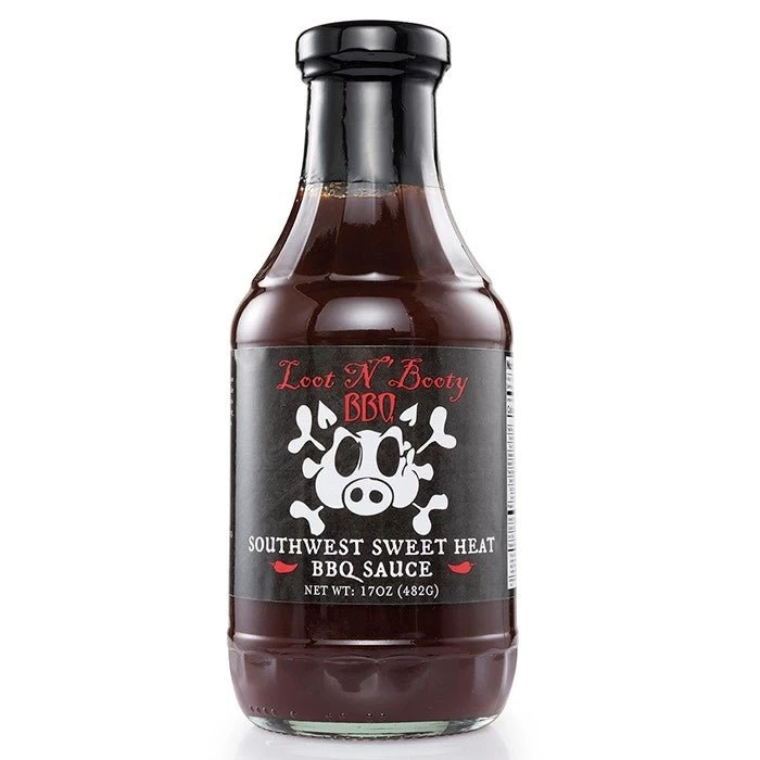 Loot N' Booty 'Sweet Heat' BBQ Sauce 17oz 3 Loot N' Booty 'Sweet Heat' BBQ Sauce 17oz