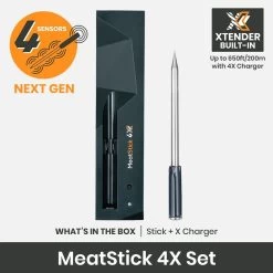 MeatStick 4 Quad Sensors Wireless Meat Thermometer