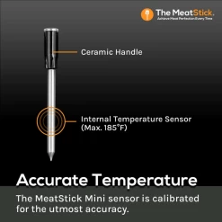 MeatStick Mini X Smart Wireless Thermometer 15 MeatStick Mini X Smart Wireless Thermometer -BBQ Shop meatstick mini x smart wireless thermometer 161139