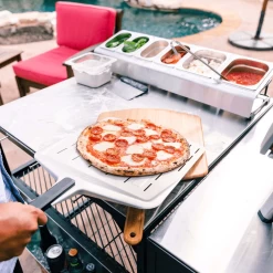 Ooni PerforatedAluminium Pizza Peel -12" -BBQ Shop ooni perforated aluminium pizza peel 12 920446