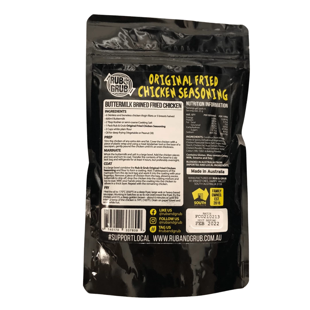 Rub & Grub 'Original' Fried Chicken Coating 500g 4 Rub & Grub 'Original' Fried Chicken Coating 500g - Image 2